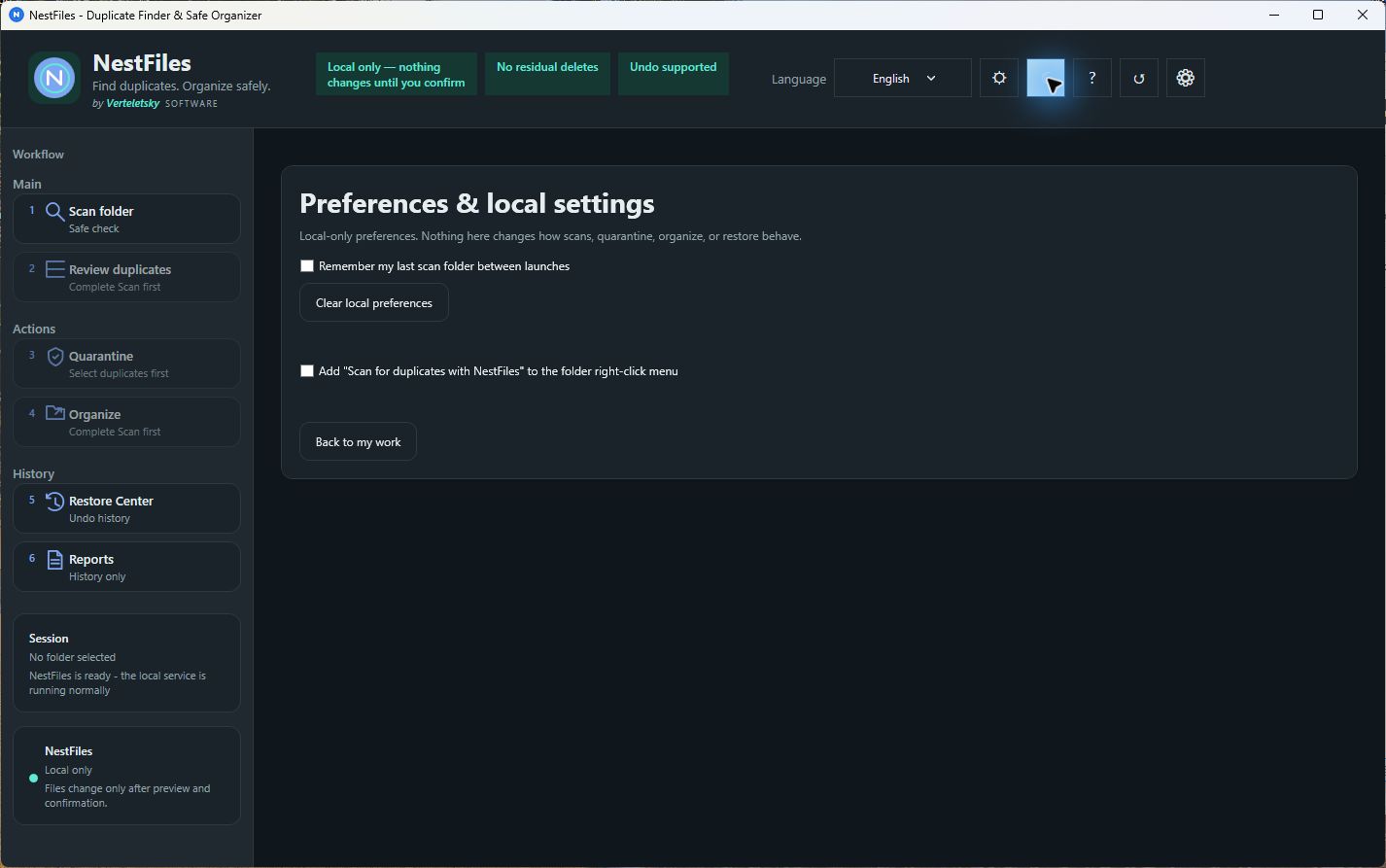 NestFiles help center